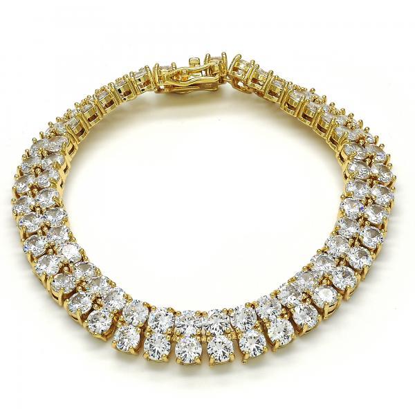 14K GOLD TENNIS BRACELETS with CZ 10MM