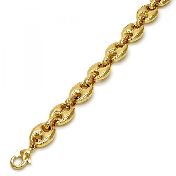 14K GOLD LOOP CHAIN 11MM