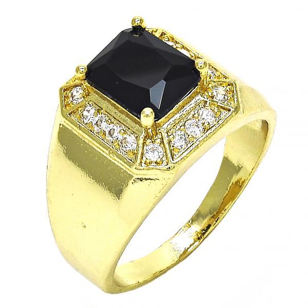 14K GOLD MEN'S RING with CZ