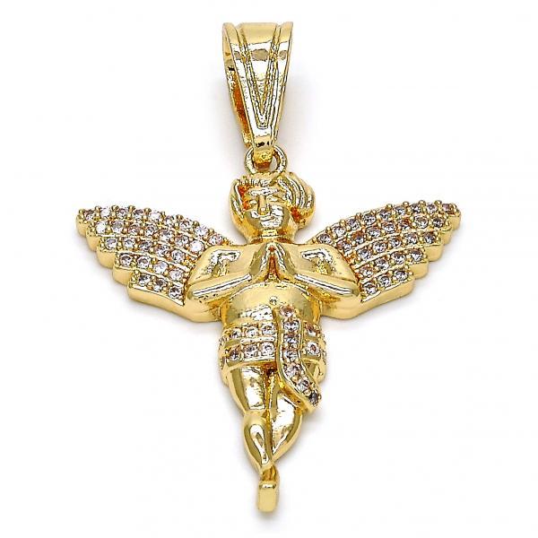 14K GOLD ANGEL + NECKLACE