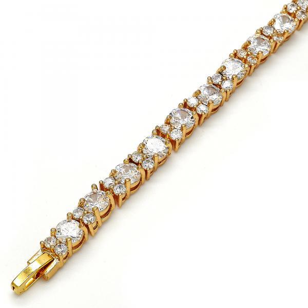 14K GOLD TENNIS BRACELET with CZ 6MM