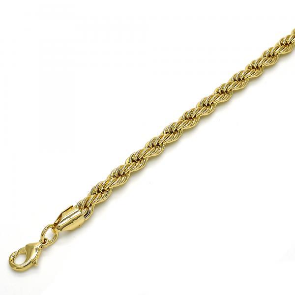 14k GOLD ROPE DESIGN ANKLET